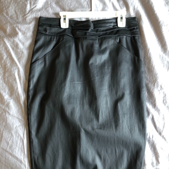 DUBUC Charcoal black skirt - Picture 1 of 3